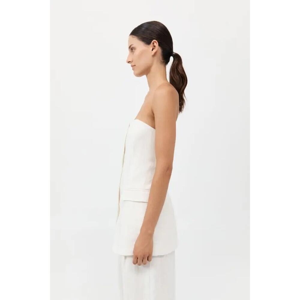 St.Agni Women's Tailored Strapless Top - Picture 6 of 12